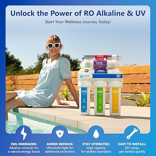 Express Water Reverse Osmosis Alkaline Ultraviolet Water Filtration System – - Image 2