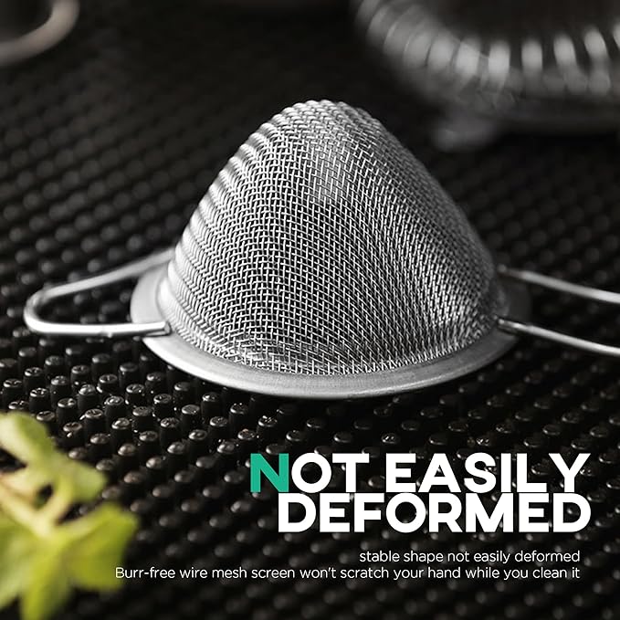 Homestia 2 Piece 3.3" Fine Mesh Strainer - Image 5