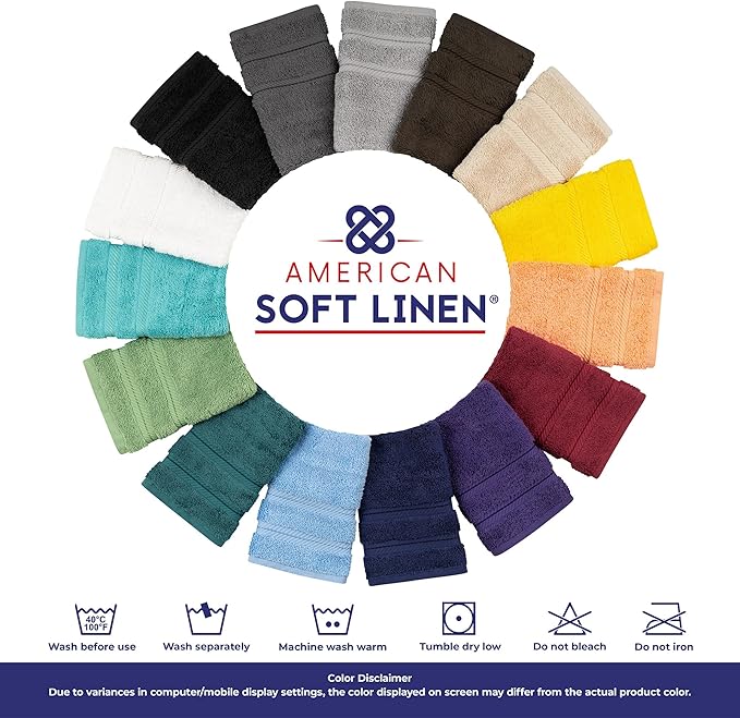 American Soft Linen Bath Rug, 20 in 34 in 100% Cotton Bath Mats Rugs for Bathroom, Slip Reducer Washable Shaggy Form Area Rugs, Burgundy Red Bath Rug