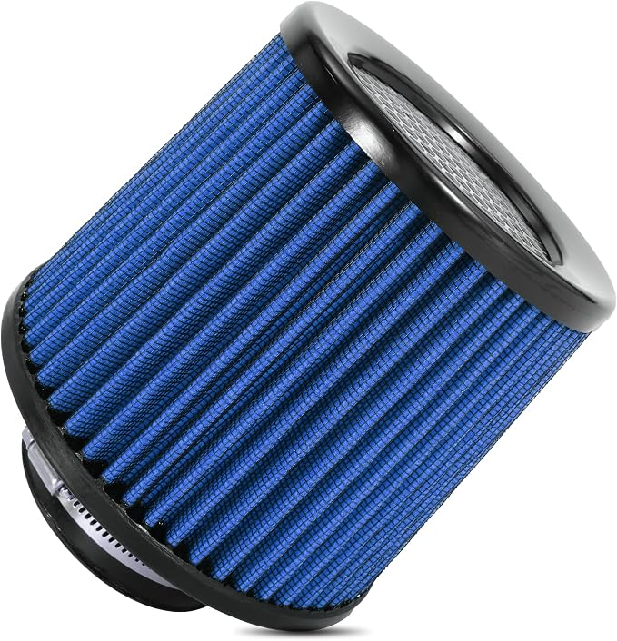 Cold Air Intake Filter High Performance Washable Filter Clamp-On Replacement by JIAYAN