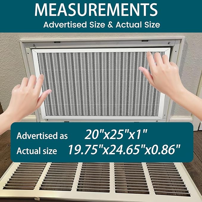 20X25X1 Air Filter-MERV 8, Washable & Reusable Electrostatic Air Filter - Image 4