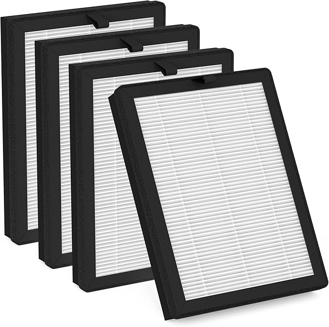 4 Packs ClearAir-A5 Replacement Filter Compatible by XBWW