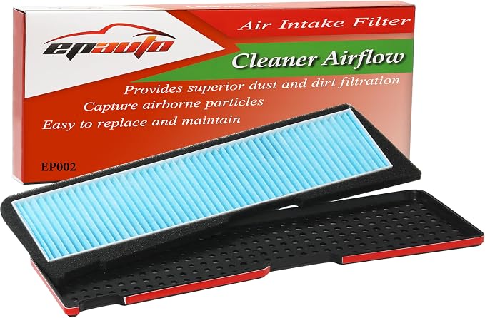EPAuto Air Intake Filter + Grille Cover Replacement by EPAuto