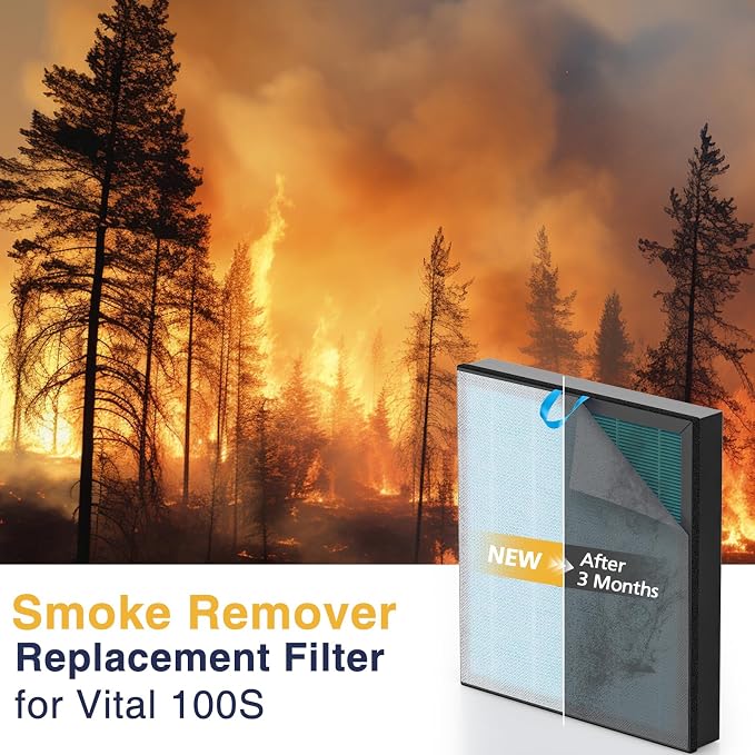 Vital 100S-P Smoke Remover Replacement Filter Compatible - Image 4