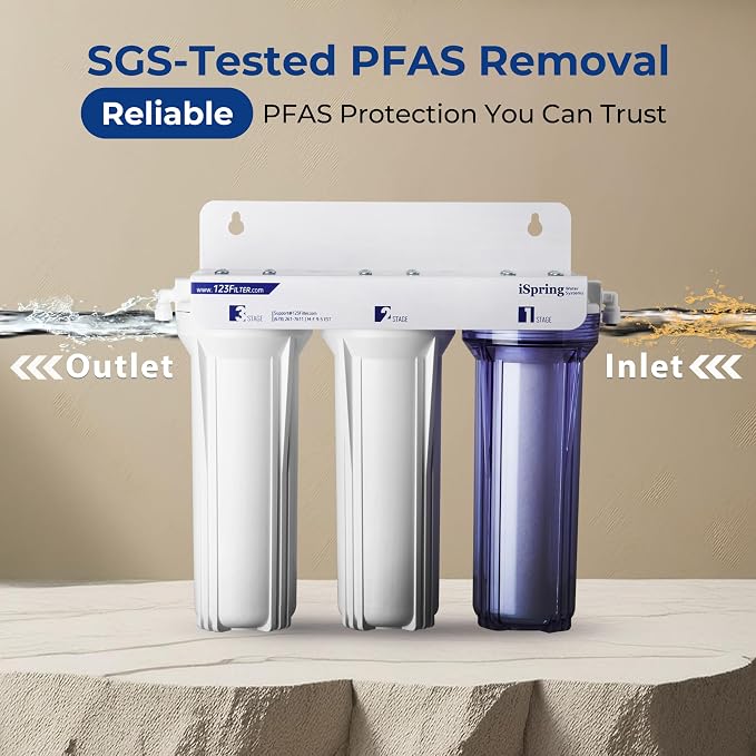 iSpring US31-PF Classic 3-Stage Under Sink Water Filtration System - Image 2