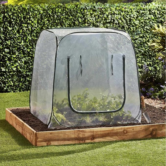 Plant Mini Greenhouse Pop Up Greenhouse Covers, Transparent Freeze Protection - Image 8