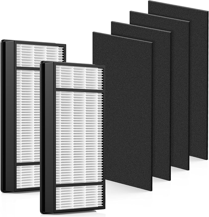 HRF-H1 Filter Compatible with Honeywell H Filter, 2 HEPA+4 Carbon Filters H by AddtoYourCart