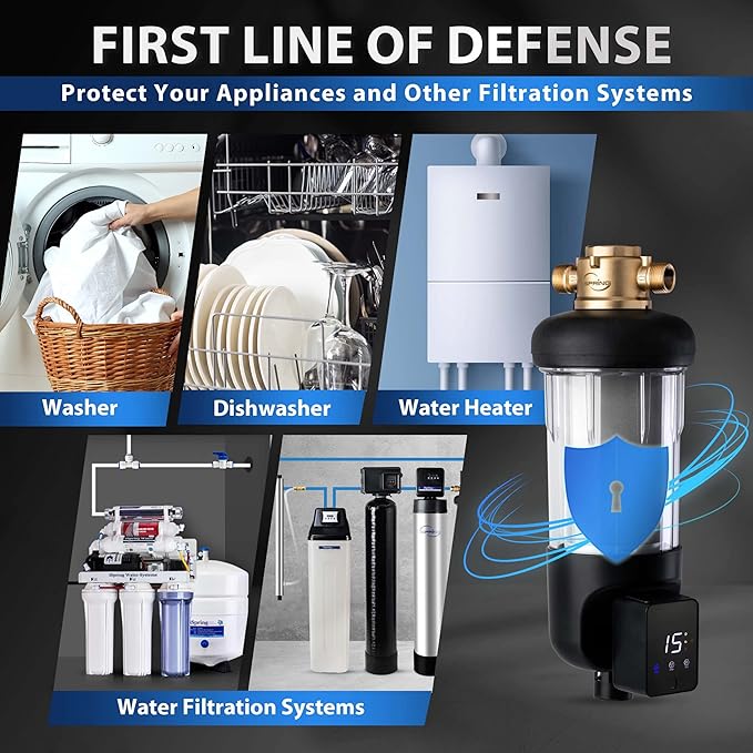 iSpring WSP500ARJ Spin-Down Sediment Water Filter, Upgraded Jumbo Size - Image 4