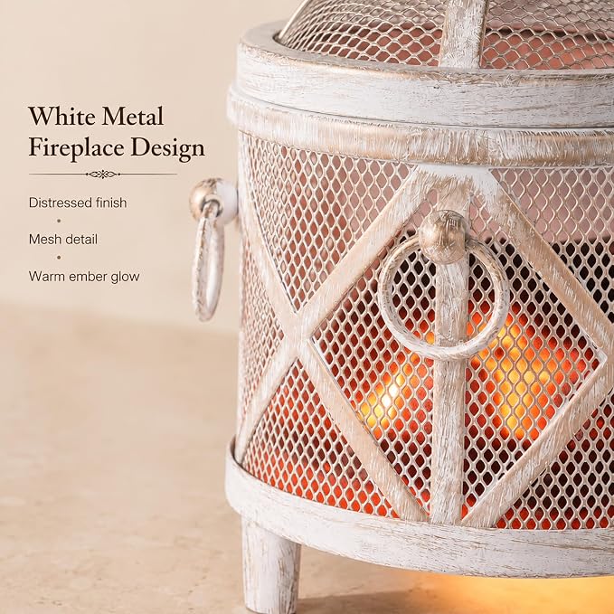 Dicimi Vintage Fireplace Wax Warmer – Electric Warmer - Image 6