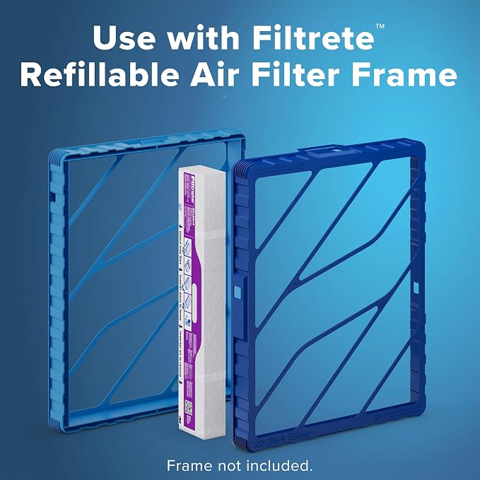 Filtrete 20x25x4 Refillable Air Filter replacement, MPR 1550, MERV 12, Allergen - Image 2