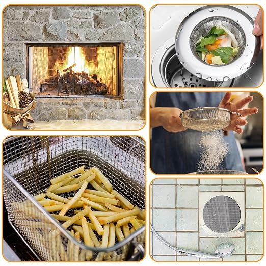 6 Pack 12×8 Inch Wire Mesh Screen, 20 Mesh Stainless Steel Mesh, Sturdy No Rust - Image 6