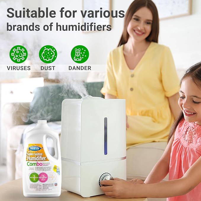 Bacteriostatic Humidifier Water Treatment– Extend Filter Life Eliminate Odors & - Image 5