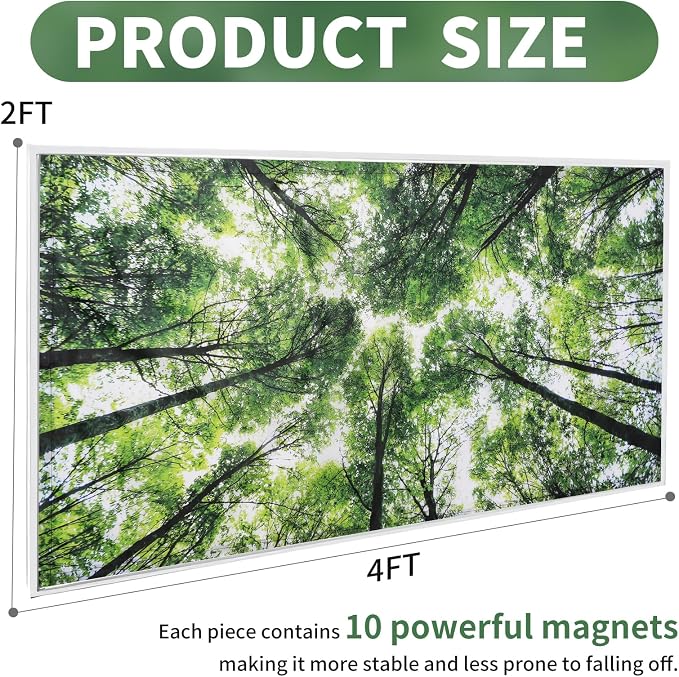 Torixqi 8 Pcs Fluorescent Light Covers - Image 2