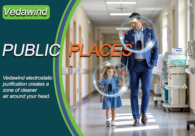 Portable Air Purifier– Wearable Personal Ionizer - Image 3