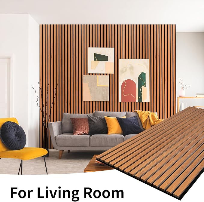 Wood Slat Wall Panel, 3D Soundproof Wall Panels, Large Acoustic Panels - Image 8