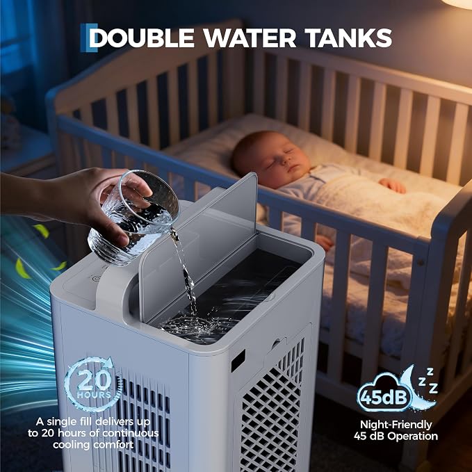 GarveeHome 2.6 GAL Swamp Cooler - Image 6