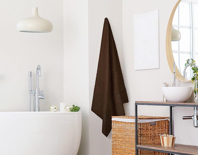 Utopia Towels Extra Large Bath Sheets 2 Pack, 35 by 70 Inches,100% Cotton Highly Absorbent & Quick Dry Bath Towel for Adults, Super Soft Towel, Brown