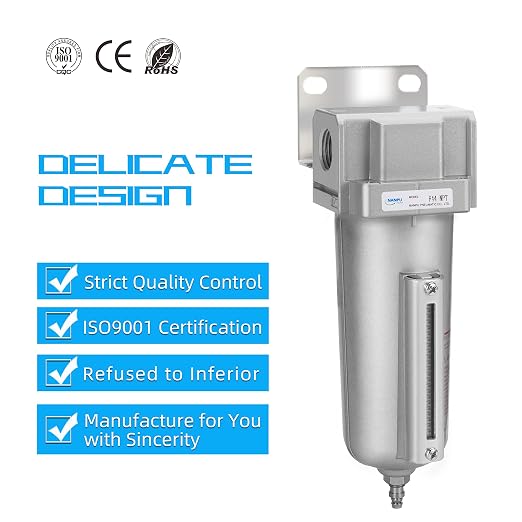 NANPU Industrial Grade Heavy Duty Particulate Filter, Metal Bowl, Suitable - Image 6