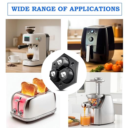 8 Pack Countertop Appliance Sliders, Self Adhesive Kitchen Appliance Rollers - Image 4