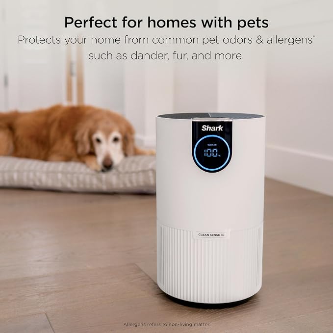 Shark Air Purifier for Home, Clean Sense, for Bedroom, Home Office, - Image 3