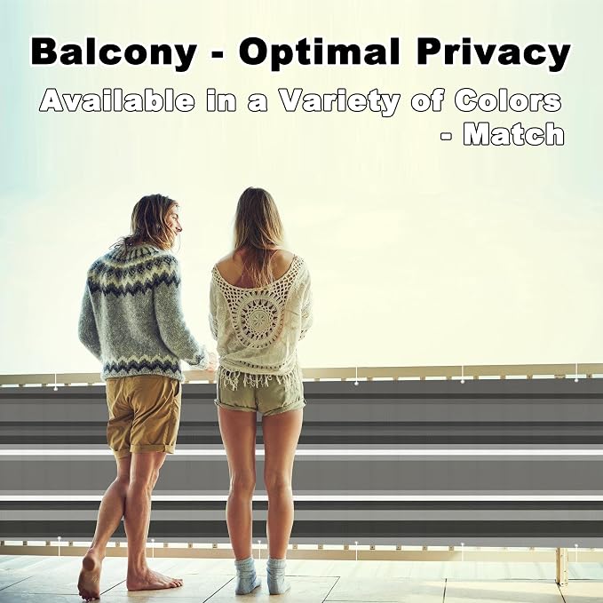 Privacy Fence Screen 3.3' x 32.8' UV-protection Wind-resistant Outdoor Privacy - Image 2