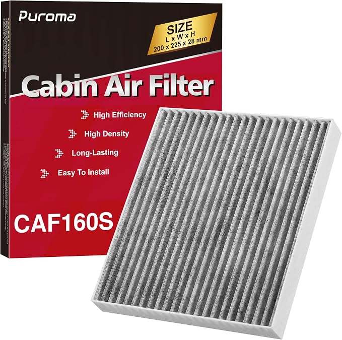 Puroma Cabin Air Filter with Activated Carbon, Compatible with CF12160 by Puroma