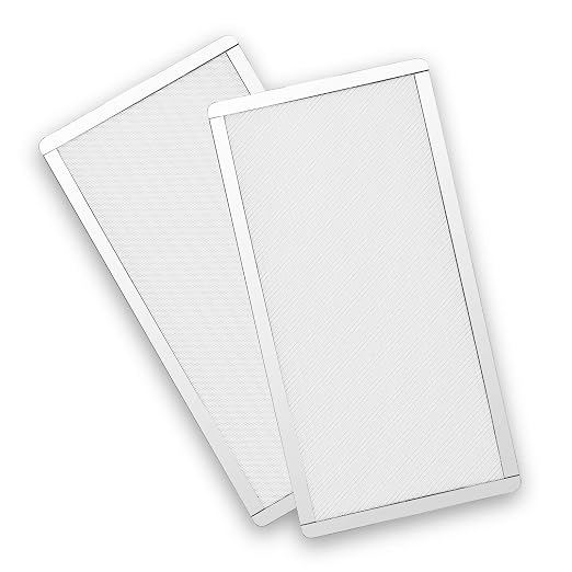 287mm 140mm x 2 PC Fan Dust Mesh Filter 11.3inch x 5.79inch PVC Computer PC by PANO-MOUNTS