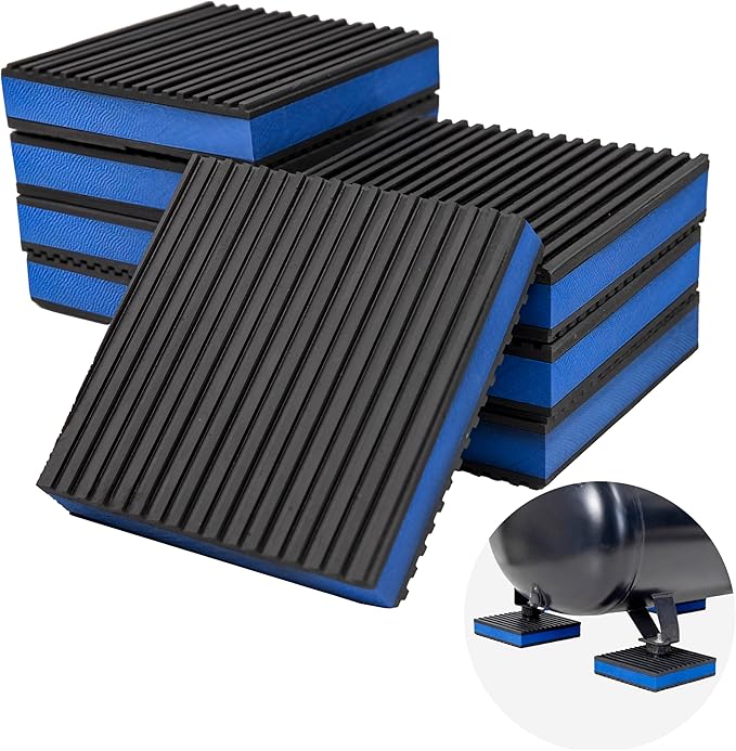 8-Pack Anti Vibration Pads, EVA Rubber Isolation Mats, Heavy Duty Vibration by Unknown
