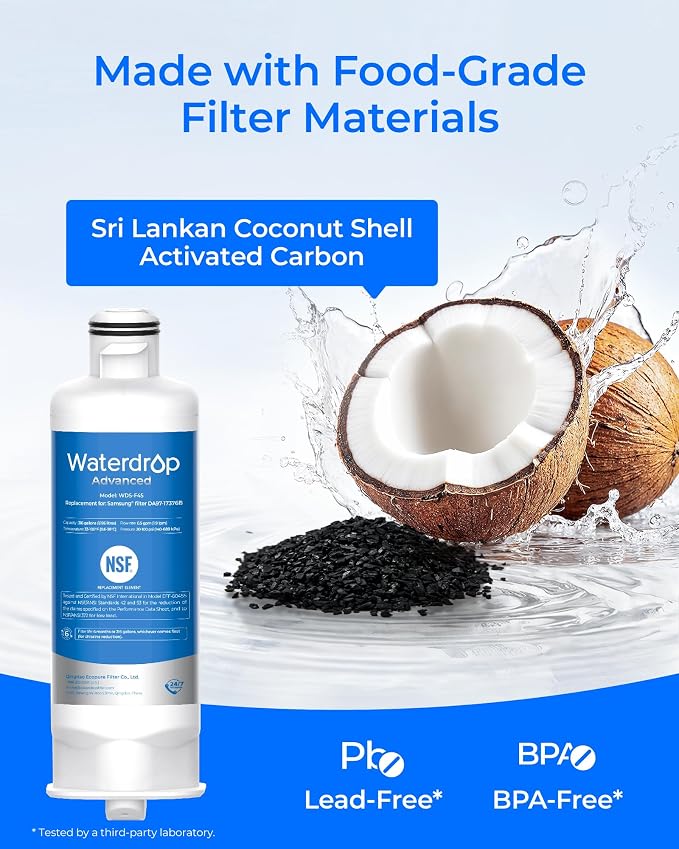 Waterdrop WDS-F45 Refrigerator Water Filter Replacement - Image 6