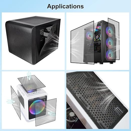 500x500mm 19.68inch DIY Computer PC Case and Fans PVC Dustproof Mesh Filter - Image 4
