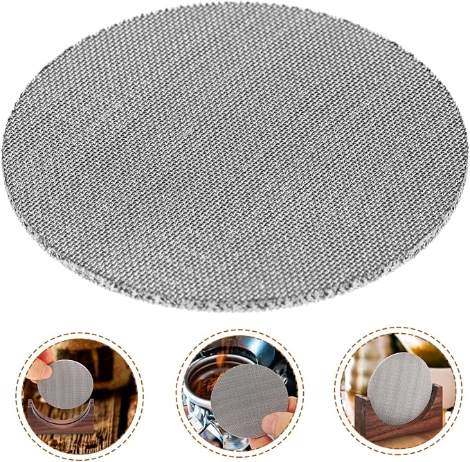 Luxshiny Espresso Machine Filter Double Cup Mesh Screen Stainless Steel Coffee - Image 8