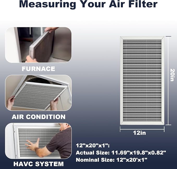 12x20x1 Reusable Air Filter, Electrostatic, Washable Lasts a Lifetime, Breathe - Image 6