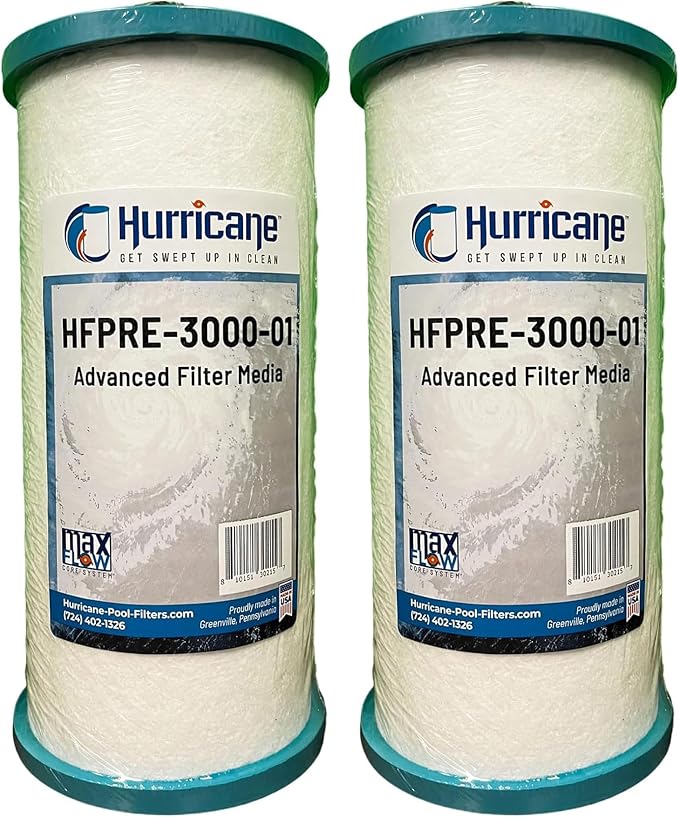 Hurricane 2 Pack HFPRE-30000-01 Pre Fill Filter by Hurricane