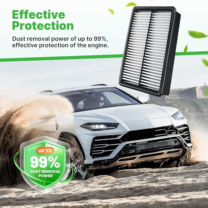 Engine+Cabin Air Filters Fit for 2016-2018 Kia Sorento L4 2.0L, 2016-2020 - Image 3