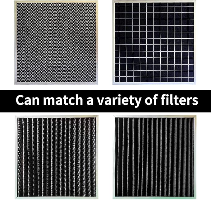 Cut-to-Fit Activated Carbon Filter Sheet Charcoal Air Vent Filters Pad Black - Image 6