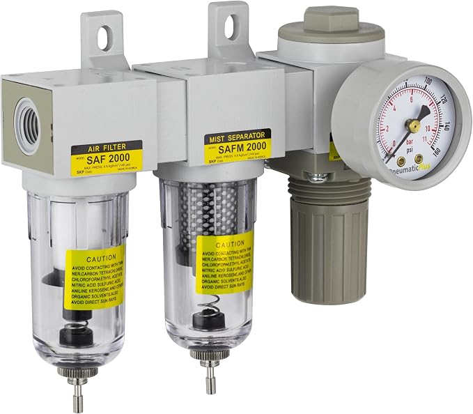 PneumaticPlus SAU2030M-N02G Mini Three Stage Air Drying System, 1/4" NPT by PneumaticPlus