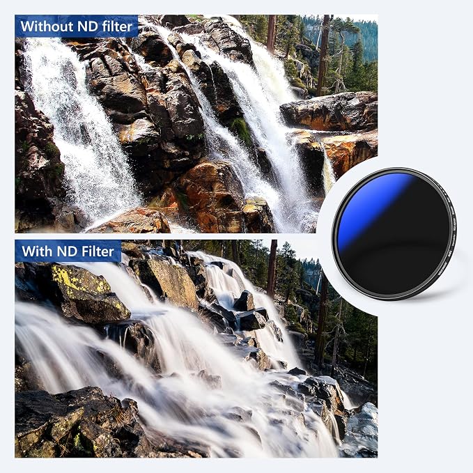 NEEWER 82mm Variable ND Filter ND2-ND400, Neutral Density Filter, Water and - Image 8