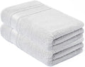 Melissa Linen, 2 Piece Hand Towel Set, 100% Turkish Cotton Face Hand Towels for Bathroom, 20 in x 35 in, Absorbent, Quick Dry, Durable and Soft, Spa and Hotel Quality, Grey