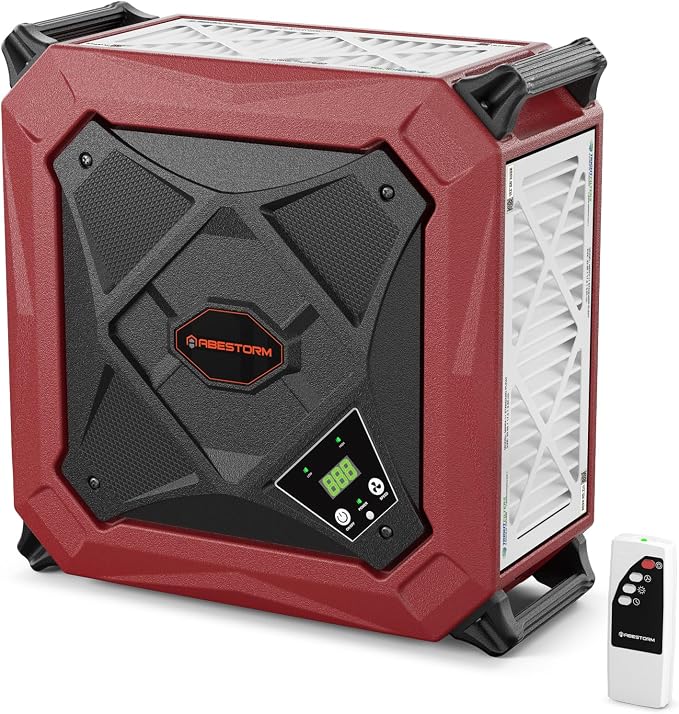 Abestorm 1080 CFM Intake Air Filtration System, 270 Degree Workshop Dust - Image 8