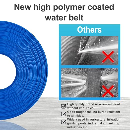 OCGIG 2" x 100 FT Pool Backwash Hose, Heavy-Duty Lay Flat Discharge PVC Hose - Image 4