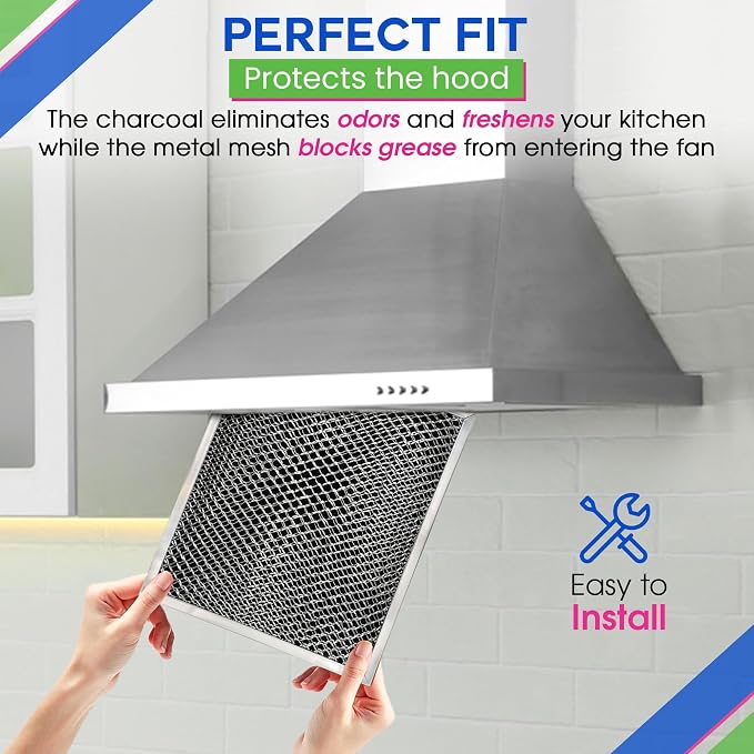 Stove Hood Vent Filter 10.5" x 8.8" 41F 97007696 Fit's Nutone & Broan Range - Image 5