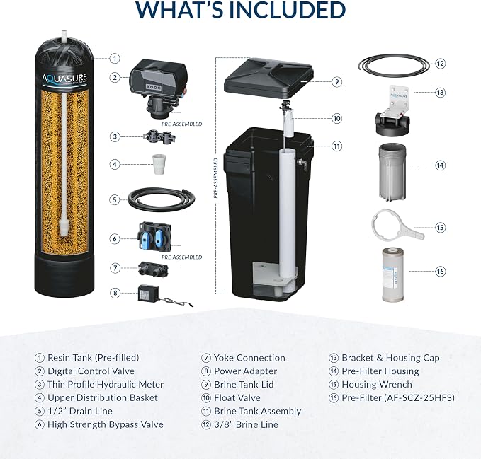 Aquasure Harmony Series 40, 000 Grains Whole House Water Softener - Image 9