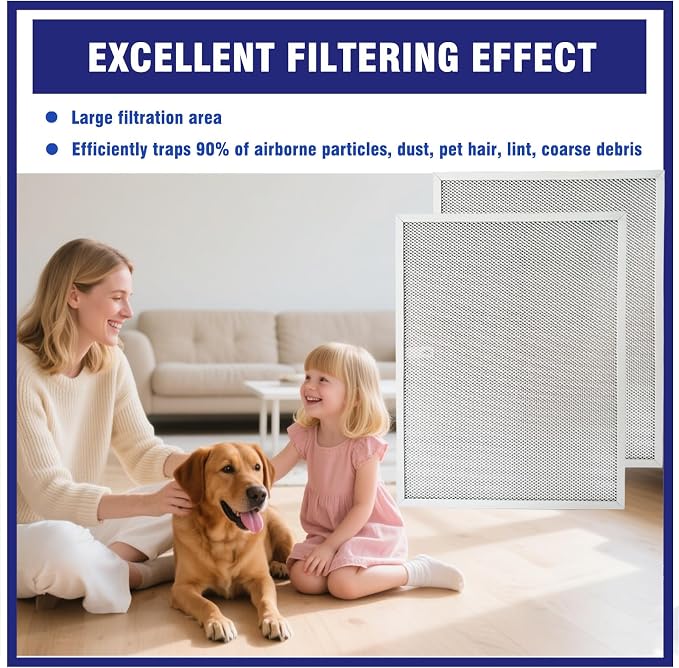 4 Pcs 203368 Air Pre Filter 16'' x 12.5'' Compatible - Image 4