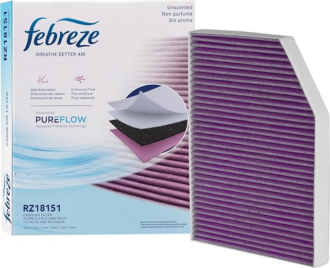 Febreze Odor Control Cabin Air Filter by PUREFLOW RZ18151 Fits 2018-2024 BMW X3 by Febreze