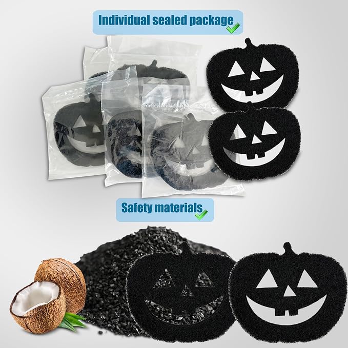 6-Pack Universal Trash Can Odor Absorbing Filters, Activated Charcoal Deodorizer - Image 4