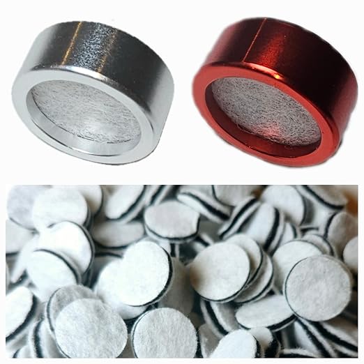 Reuseable Metal Ring with Replacement Filters, Activated Carbon Filter - Image 3