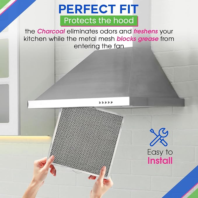 Stove Hood Vent Filter 11.6” x 11.2” BPQTF S99010317 Compatible - Image 5