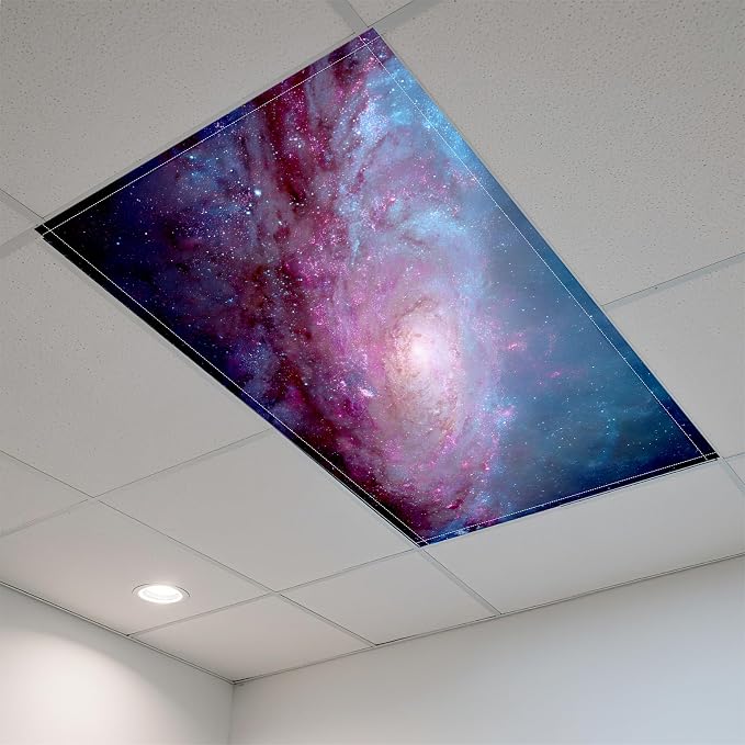 2 Pack Fluorescent Light Covers- 4 x 2 Feet Magnetic Ceiling Light Cover Room - Image 3