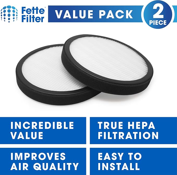 2 Pack of Premium H13 True Hepa Filter Compatible - Image 2