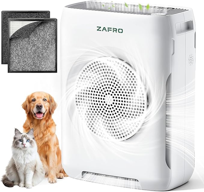 ZAFRO Air Purifiers for Home Large Room up to 3000 Ft², H13 HEPA Fliters by ZAFRO